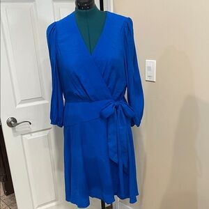 Alex Marie Vibrant Blue Long Sleeve Dress